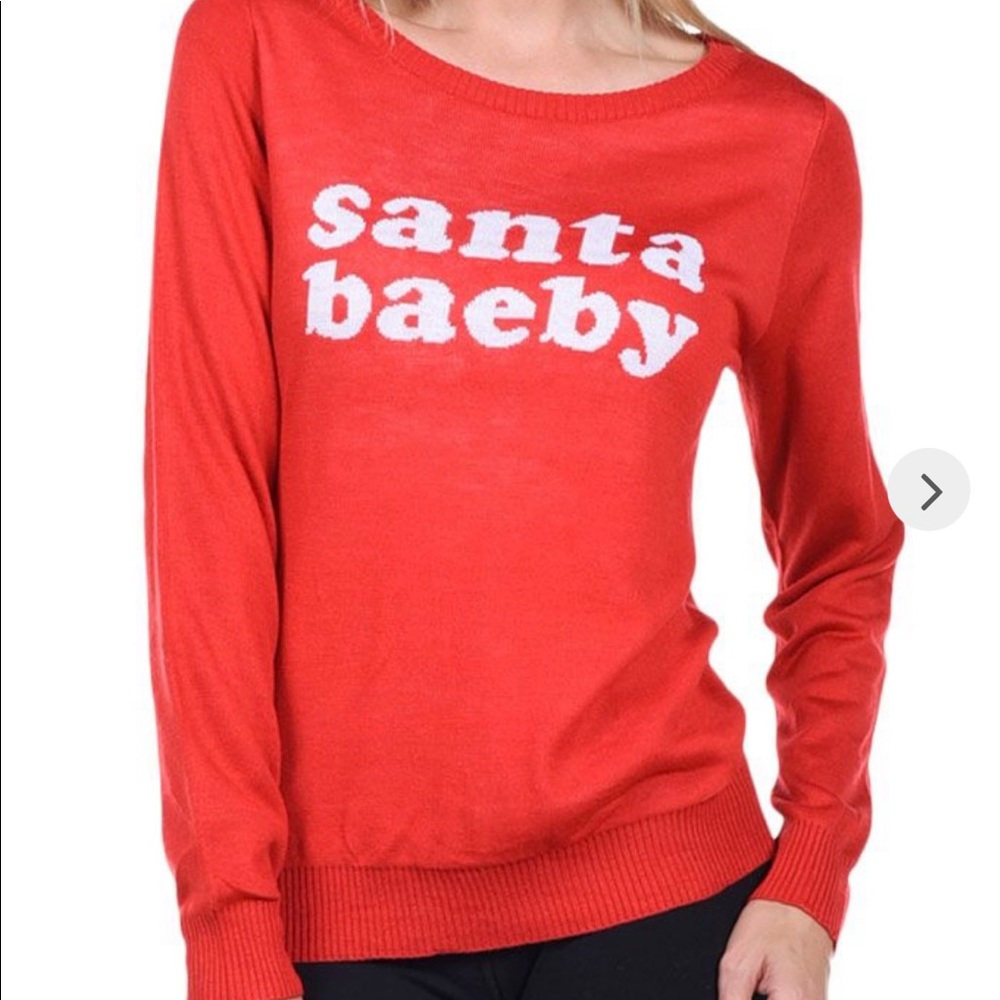 NWT Tipsy Elves Santa Baeby Women’s Sweater XXL